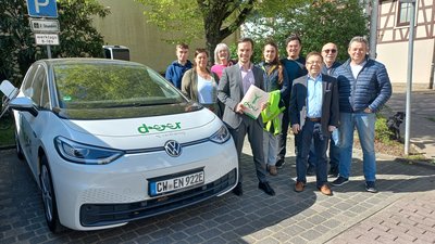 Eröffnung deer e-Carsharing in Eisingen